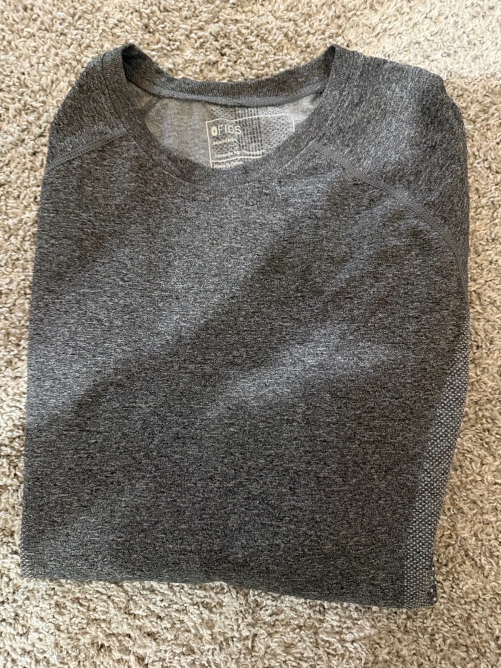 Figs Women's Dark Gray Crewneck Pullover